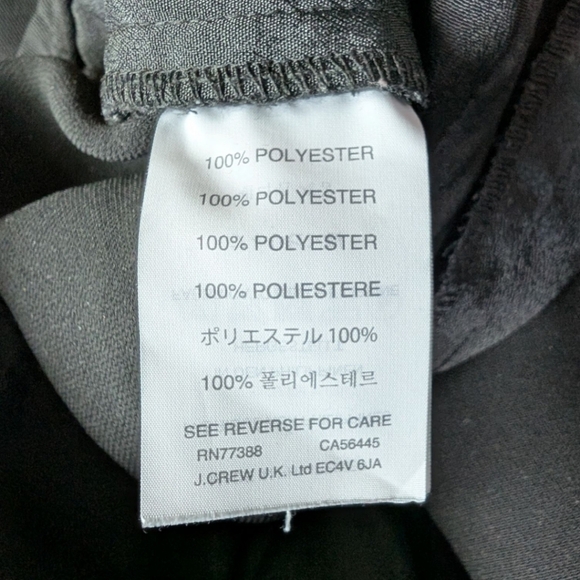 J. Crew Turner Pant Women's 8 Effortless Staple Pull-on Black Pockets Cuffed Hem - Picture 10 of 12